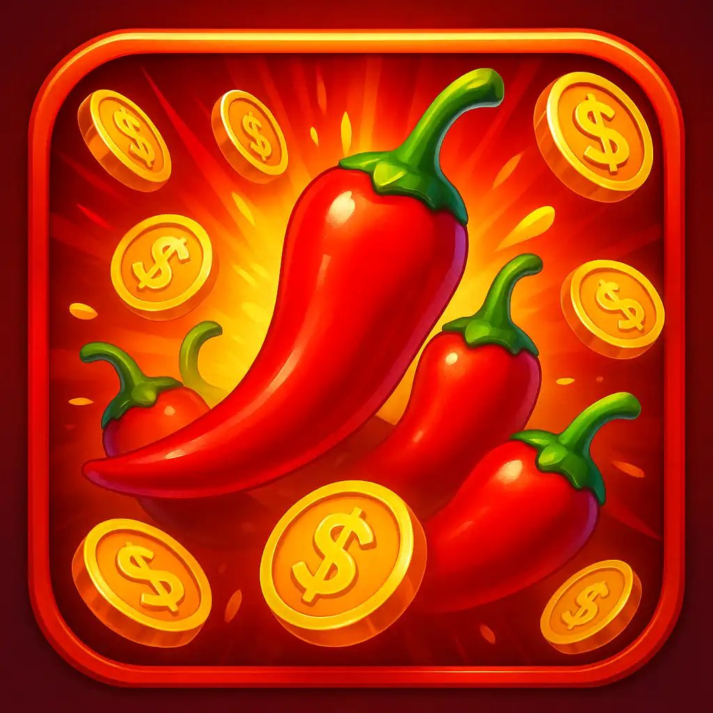 Chili Poppers slot game screenshot